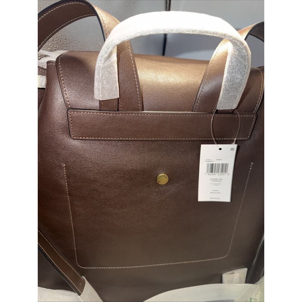 Coach Womens Crosby Backpack Maple One Size - Picture 3 of 8